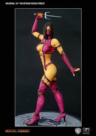 Illustration for article titled This Mortal Kombat Statue Isn't Afraid to Show a Little Skin